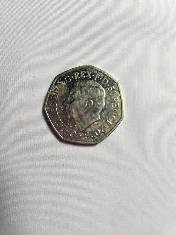 50p King Charles 2023
