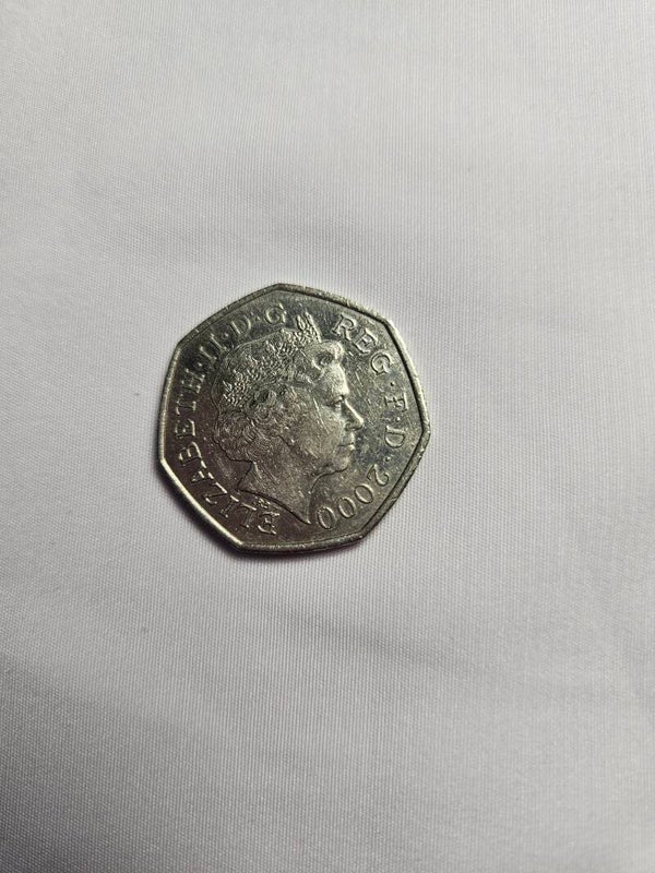 50p coin year 2000 Public Libraries