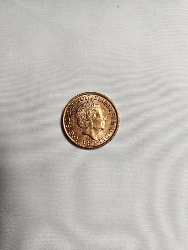 1p coin 2017