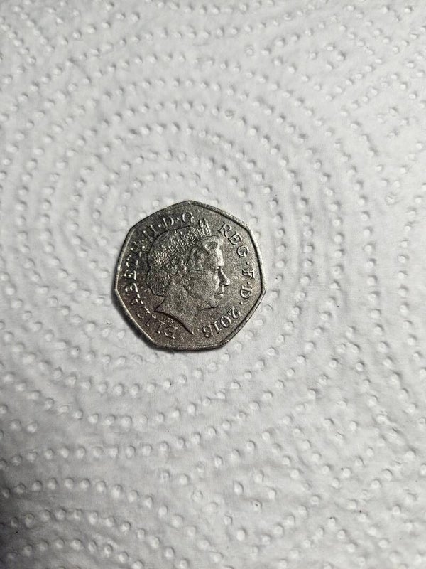 Very Rare 2013 Christopher Ironside Royal Arms 50p Coin Royal Mint Fifty Pence