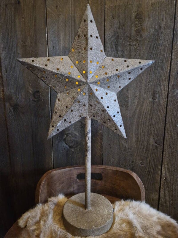 Metallsternlampe