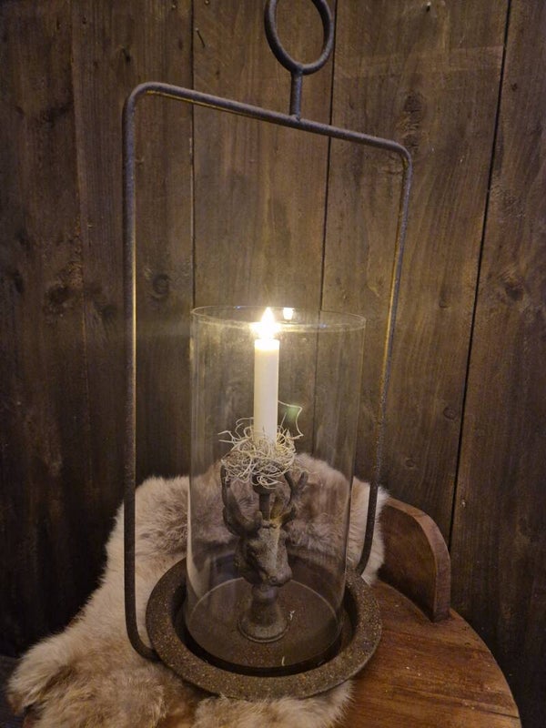 Windlicht Hirsch