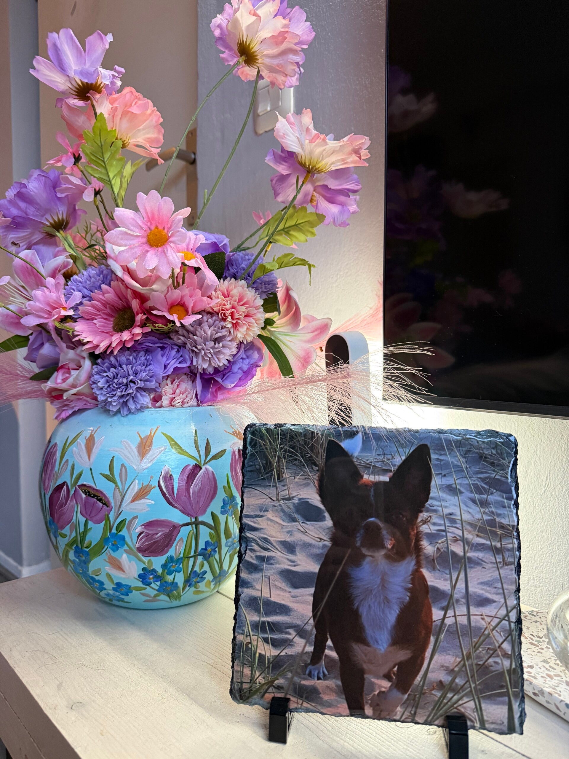 Gepersonaliseerde Leisteen Tegel - Eigen Opdruk