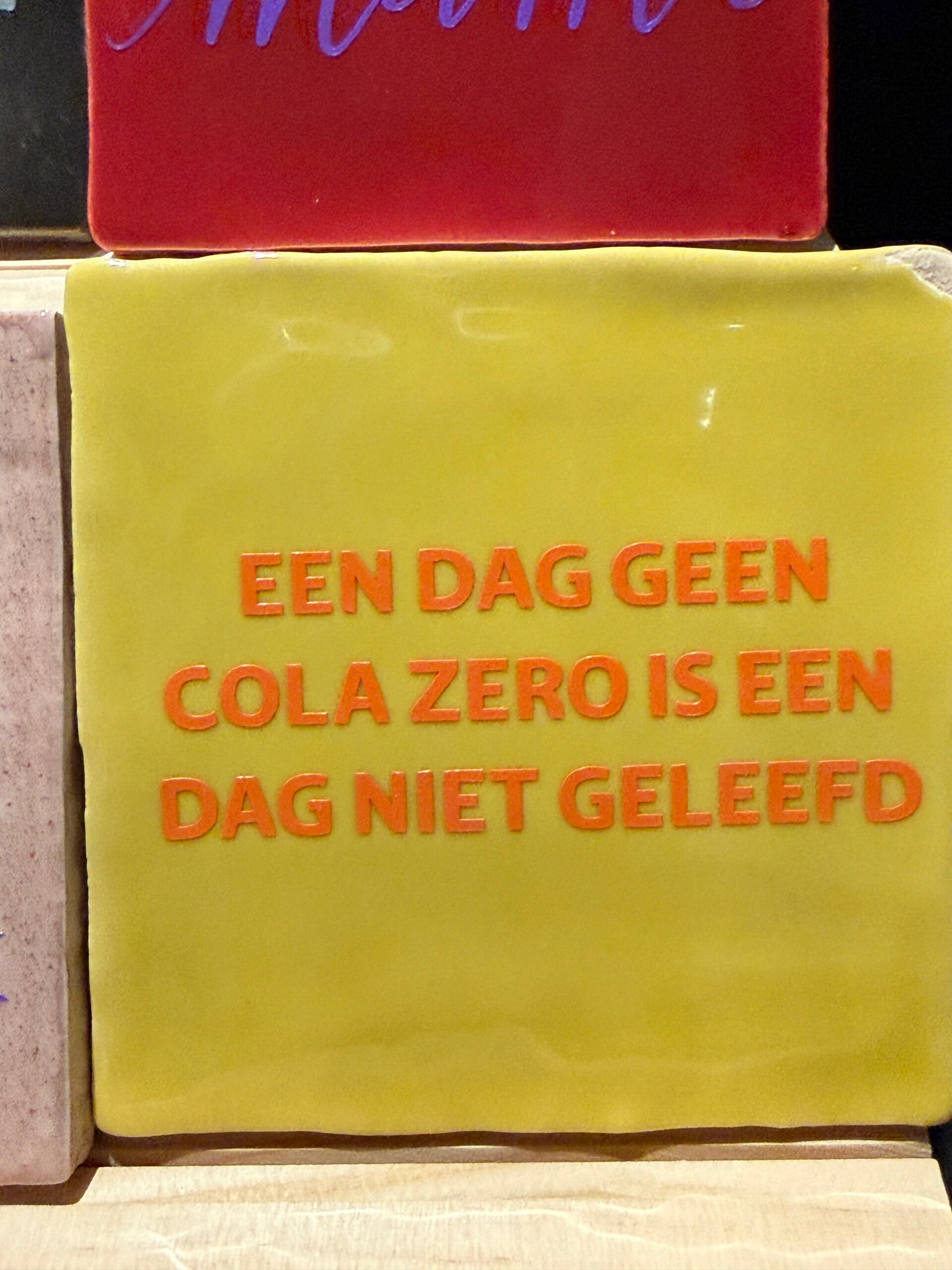 een dag geen Cola Zero