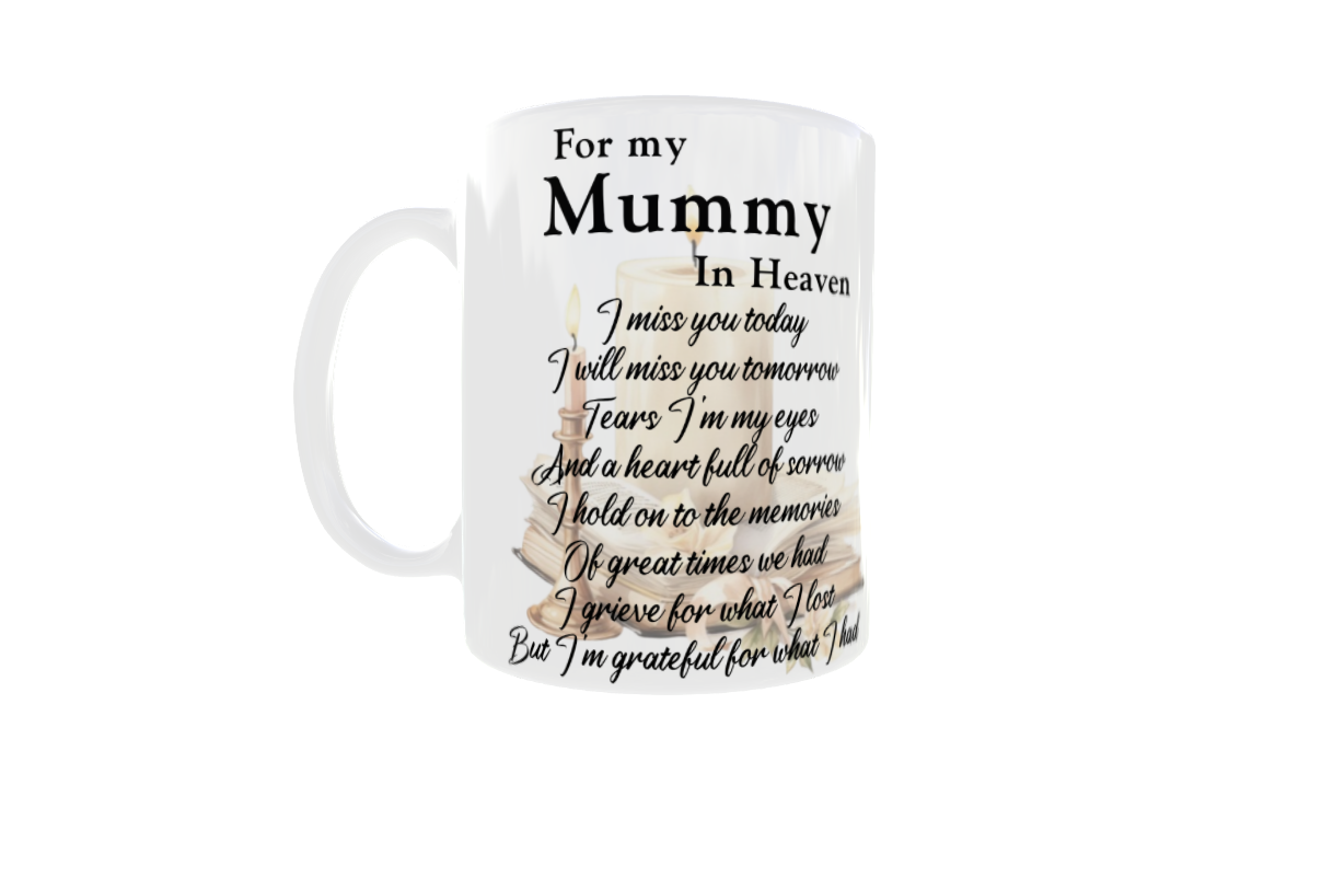 Family Memorial Message Mug