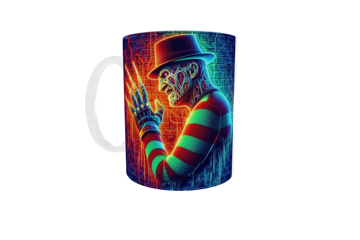Neon Horror Mug