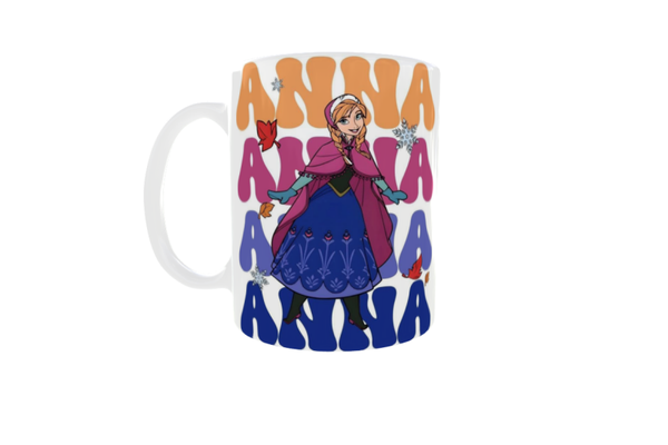 Disney Princesses Name Mug