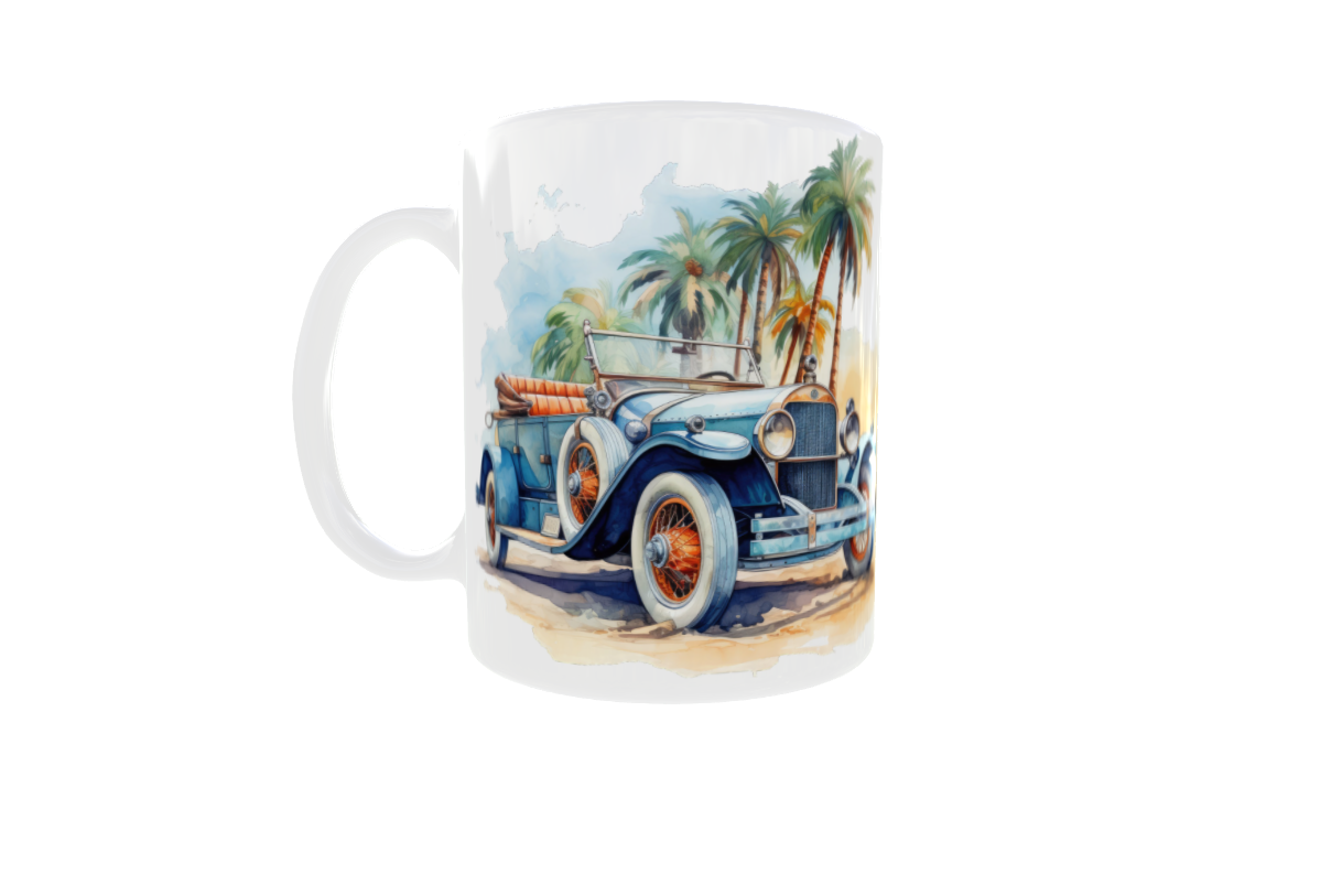 Watercolour cars Mug