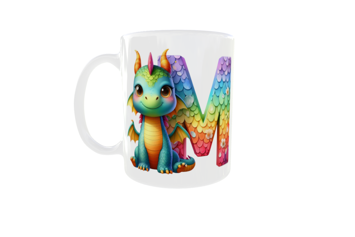 Dragon Letters Mug