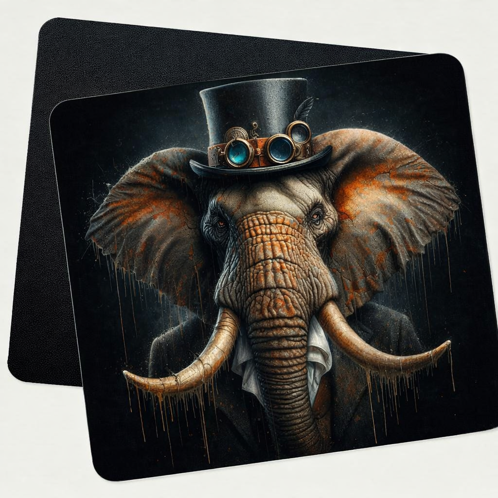 Steam Punk Animals Mouse Pad/Mat