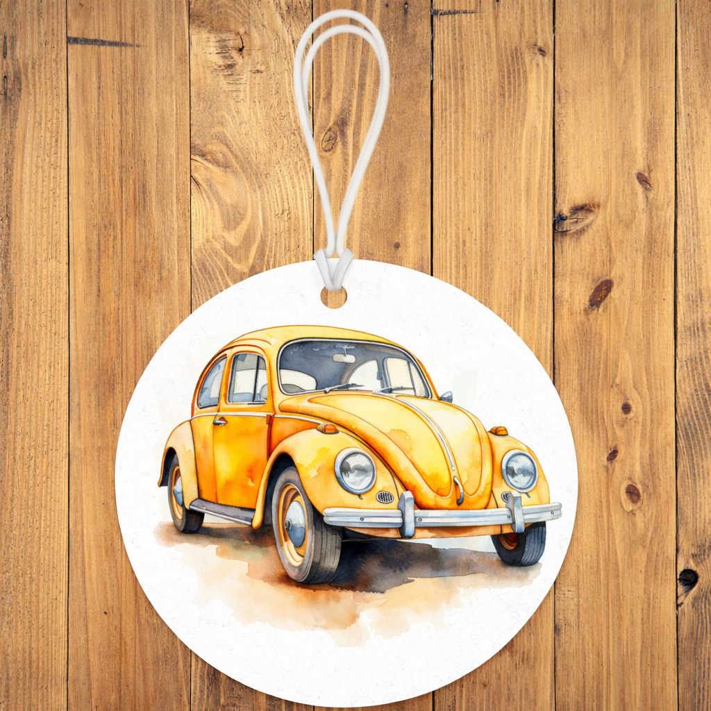DIY Airfreshner: Watercolour Cars