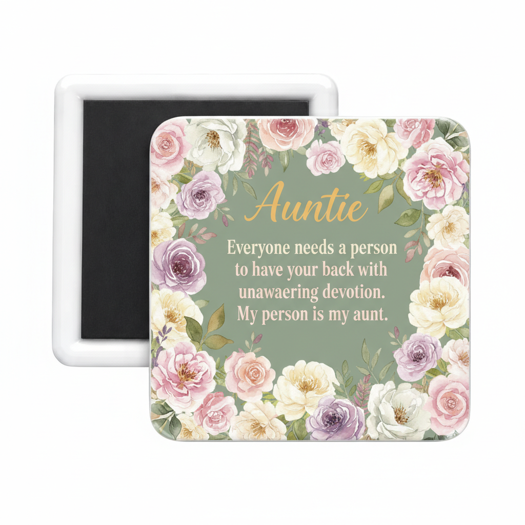 Auntie (1) Square Magnet