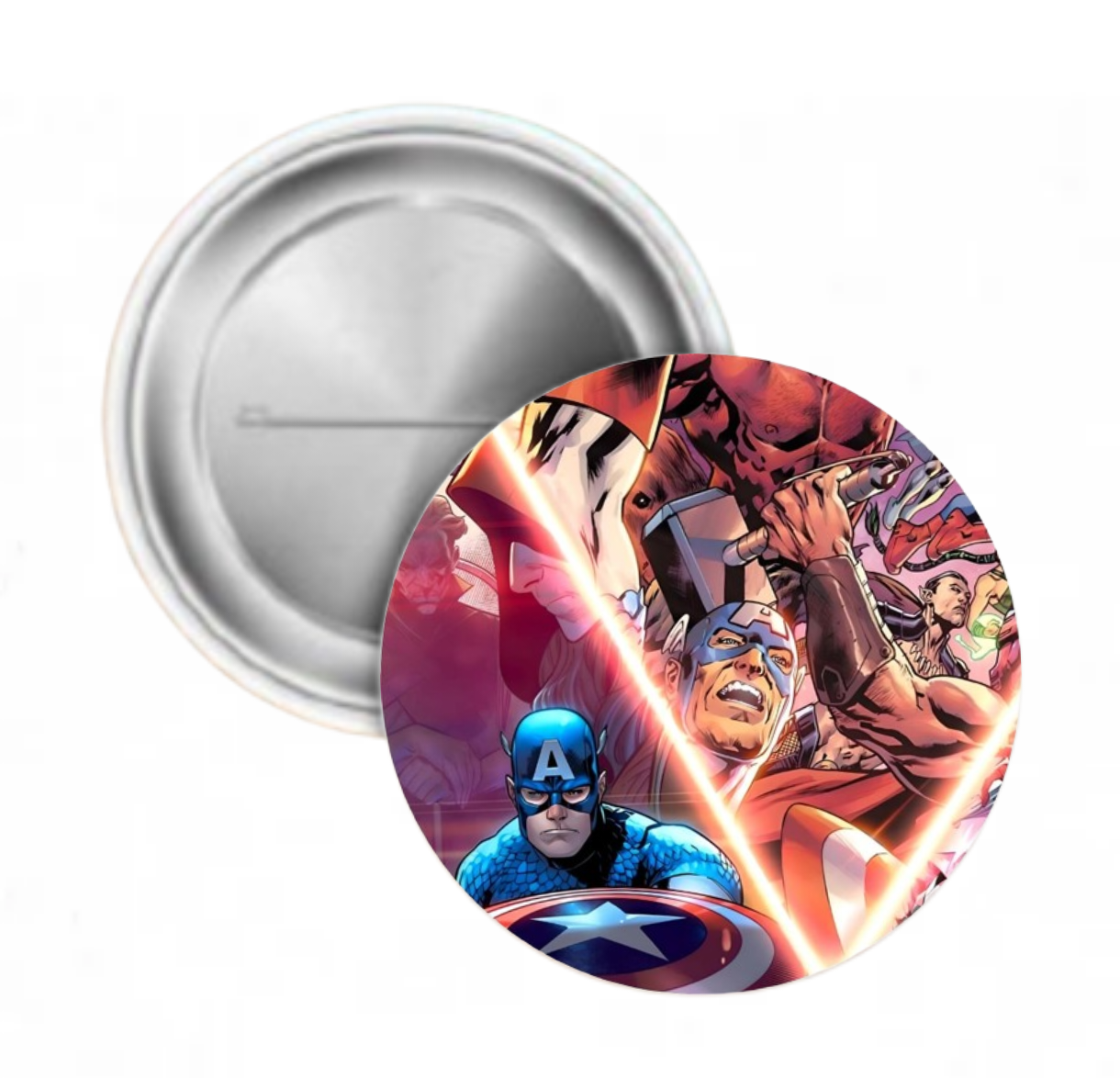 Marvel Round Pin Badges - 3 sizes