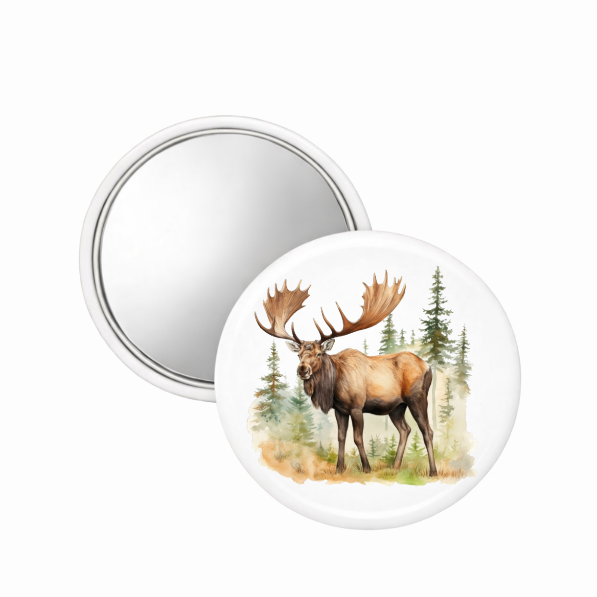 Forest Animal Compact Mirror