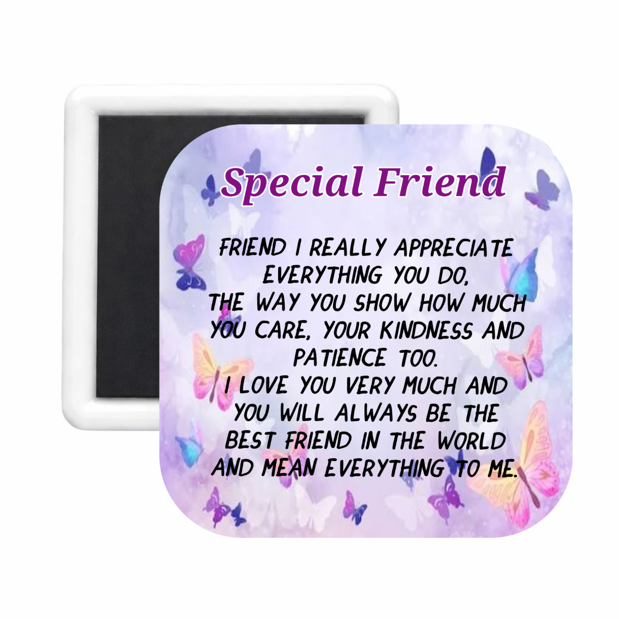 Friend (2 Her) Square Magnet