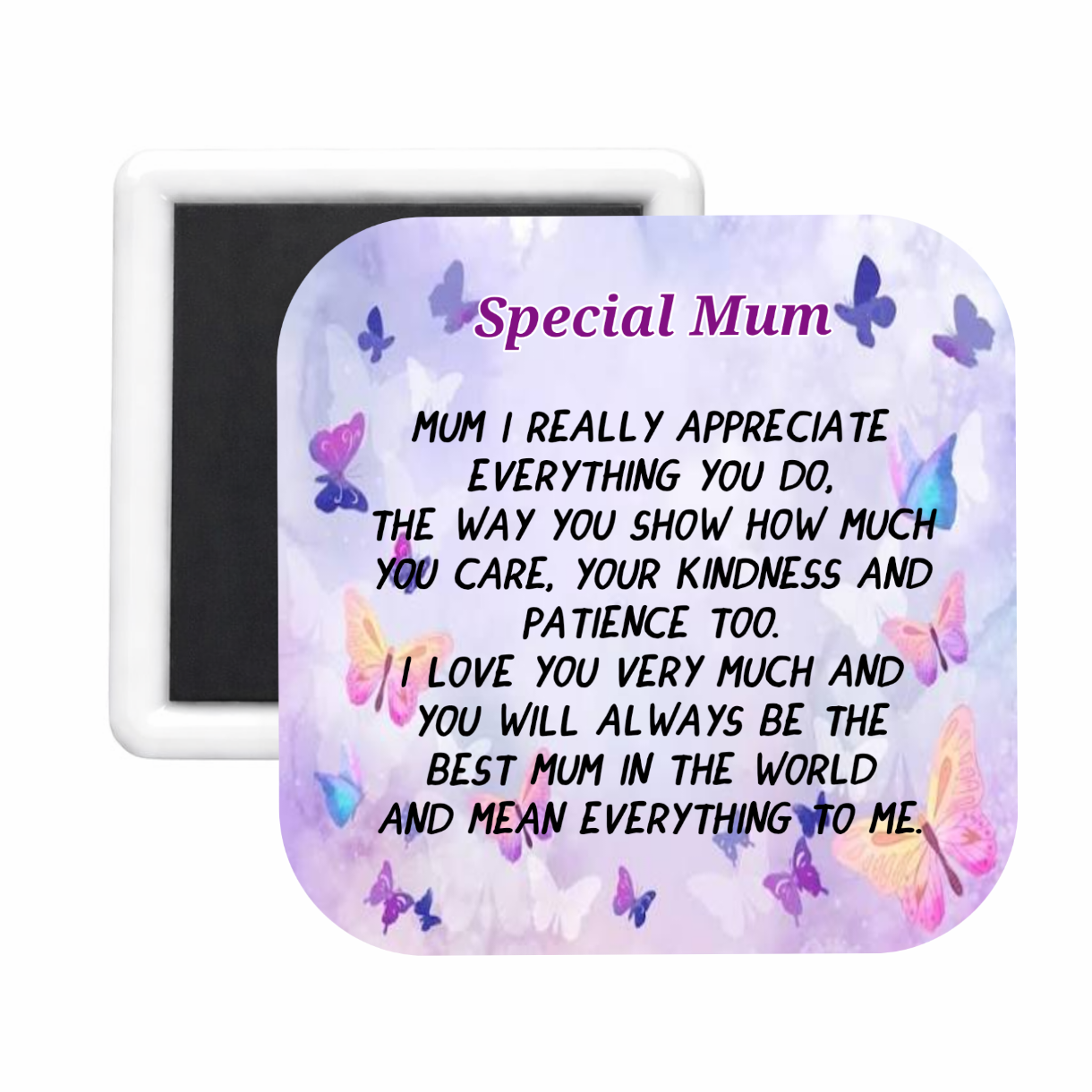 Mum (1) Square Magnet