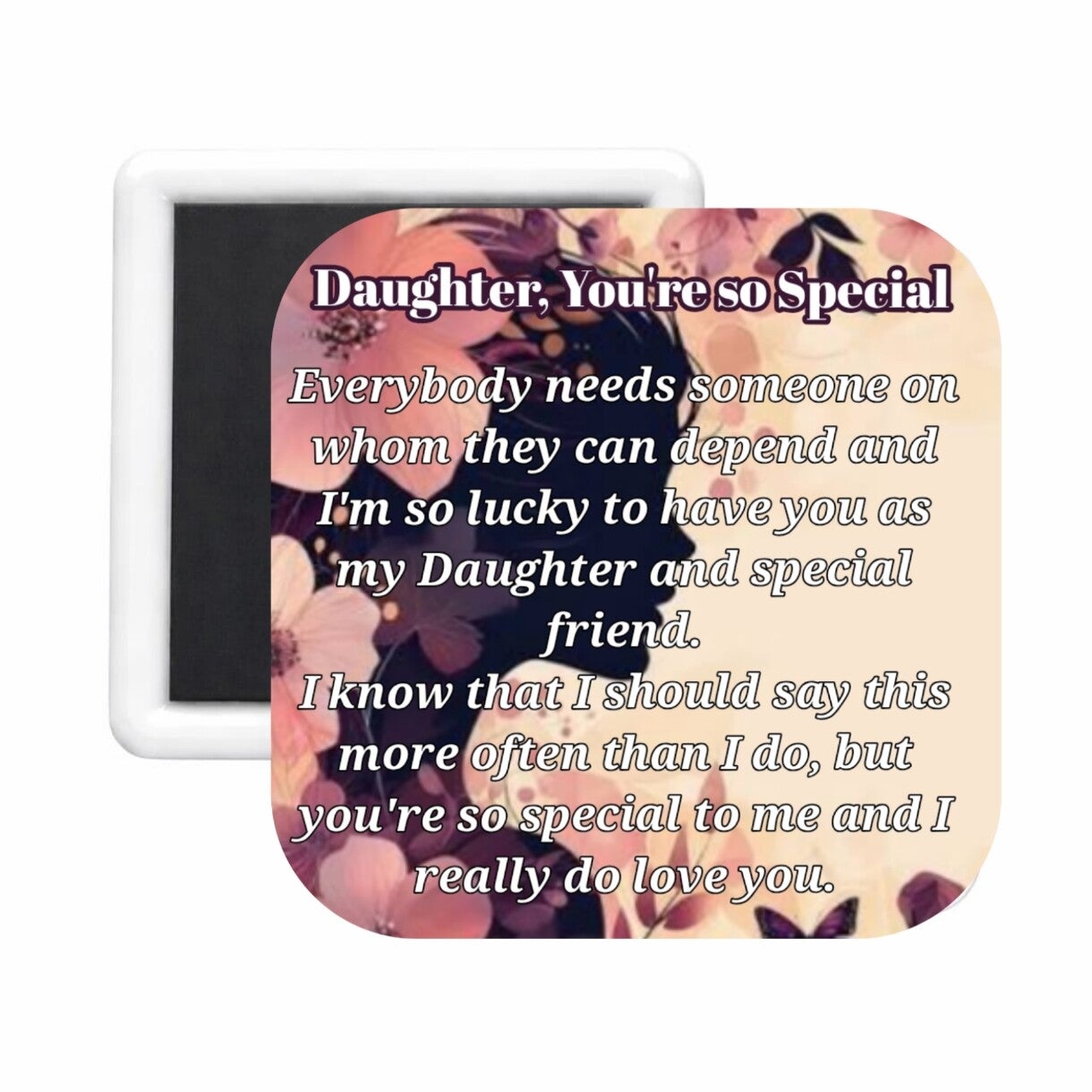 Daughter (1) Square Magnet