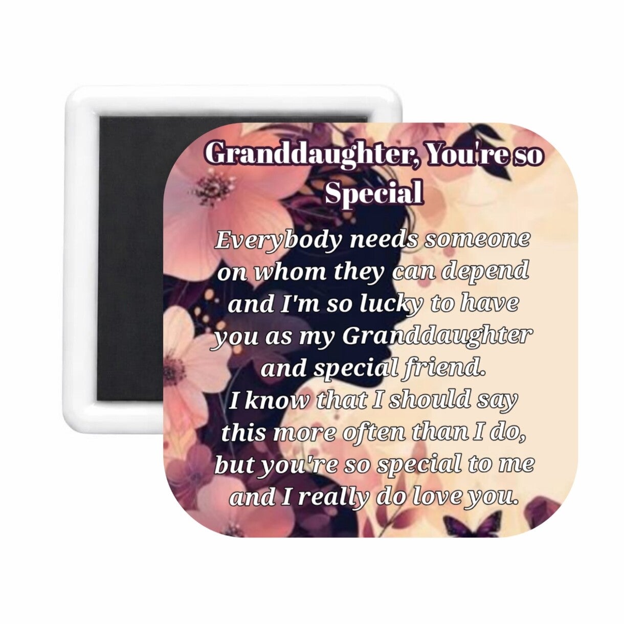 Granddaughter (1) Square Magnet