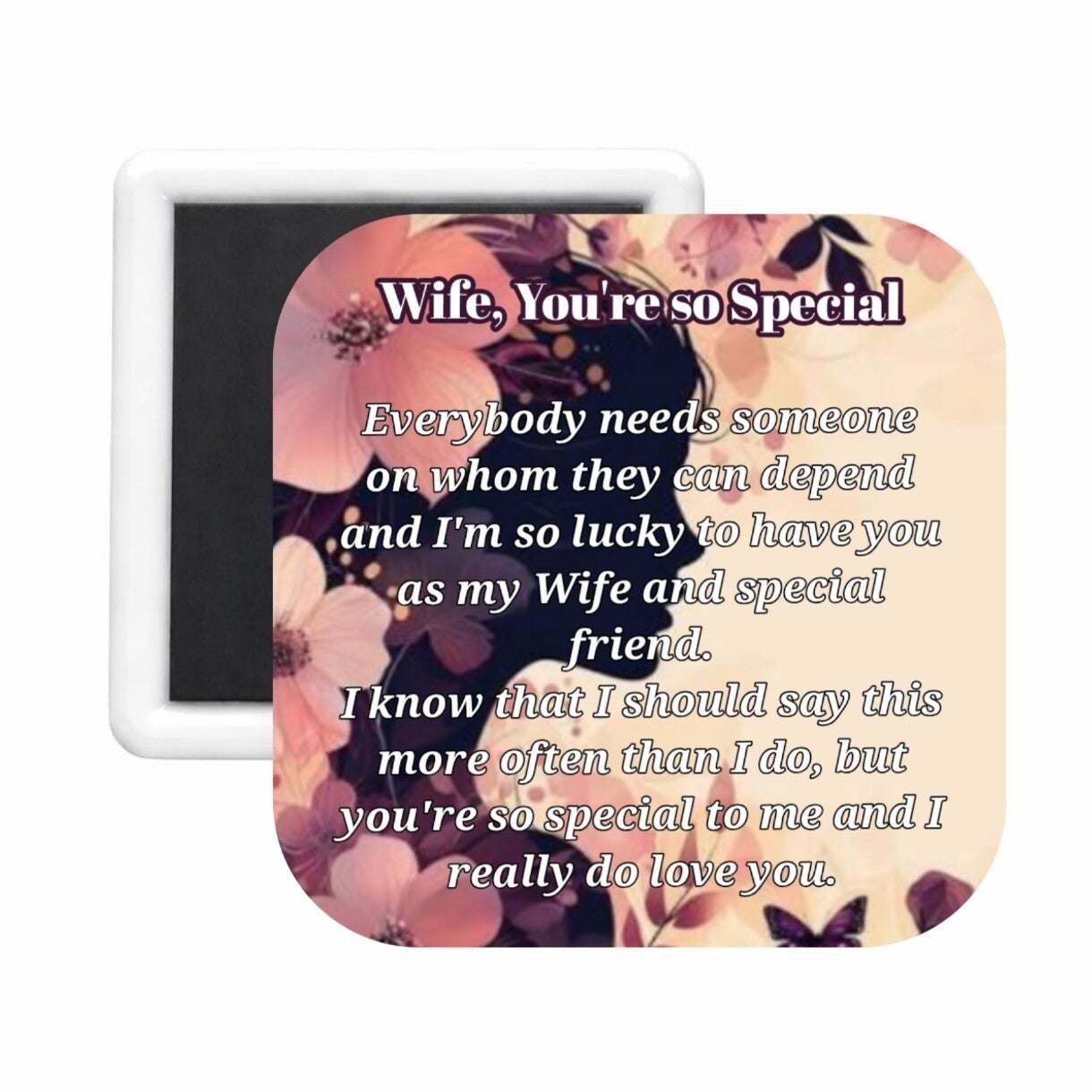 Wife (1) Square Magnet