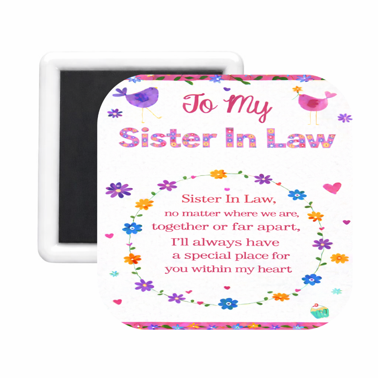 Sister In Law (4) Square Magnet