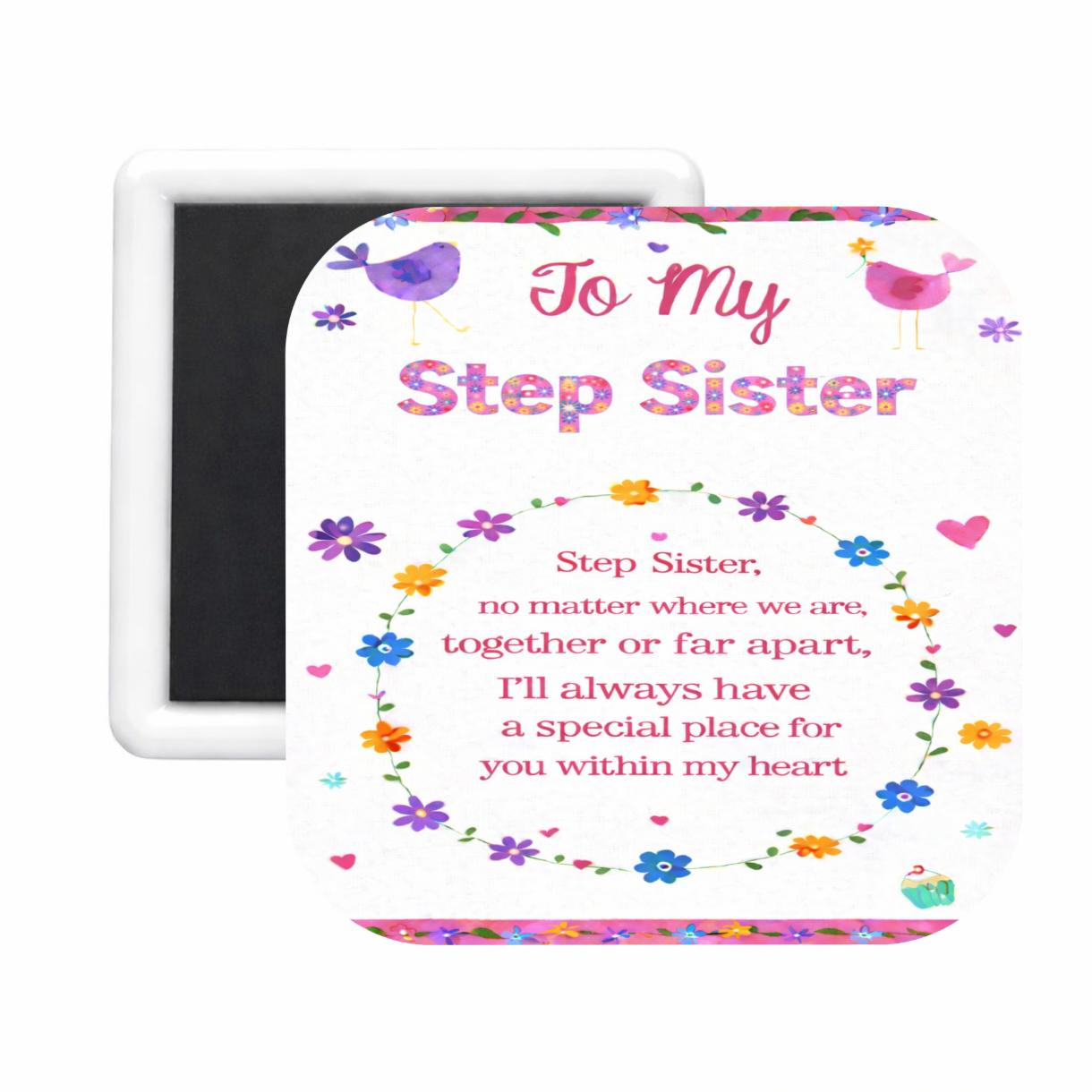 Step Sister (4) Square Magnet
