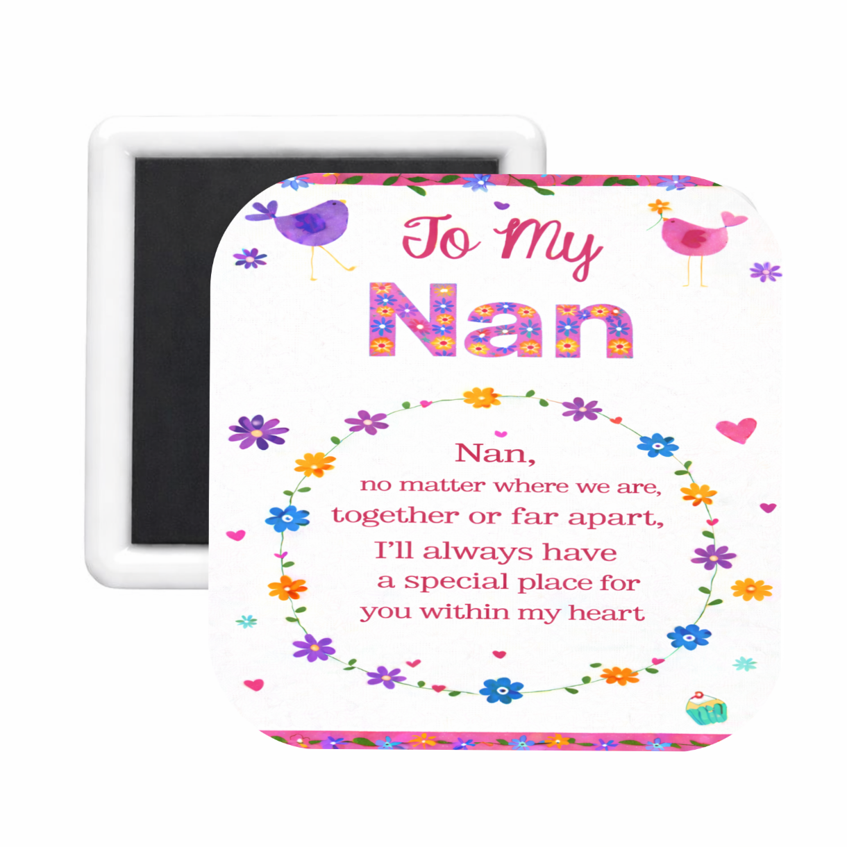 Nan (4) Square Magnet