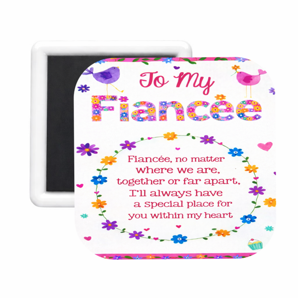 Fiancee (4) Square Magnet Her