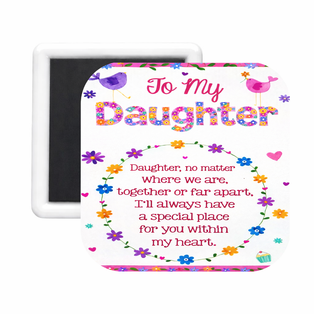Daughter (4) Square Magnet
