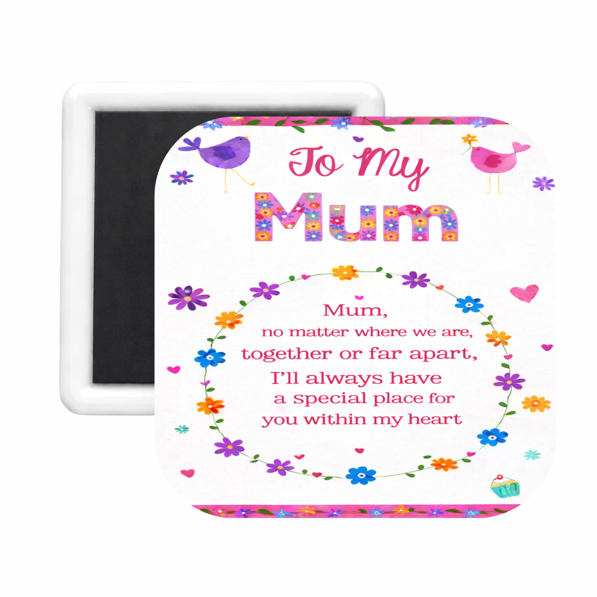 Mum (4) Square Magnet