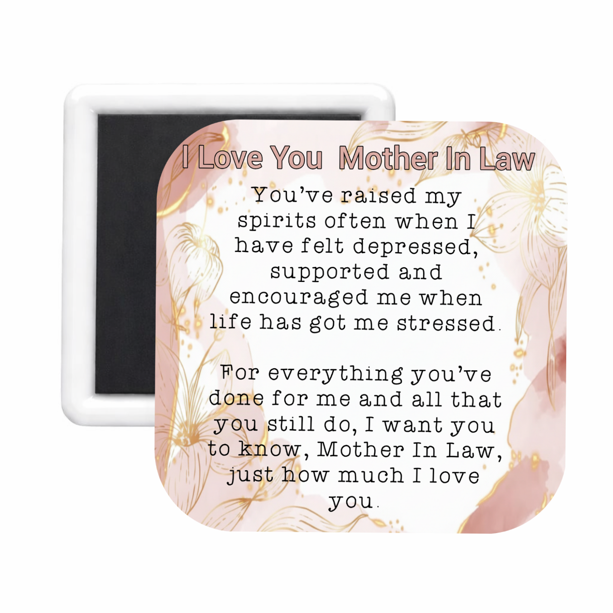 Mother In Law (3) Square Magnet