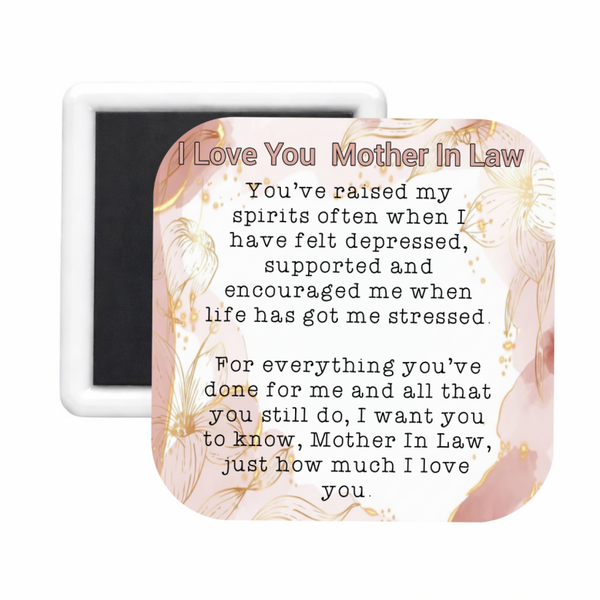 Mother In Law (3) Square Magnet