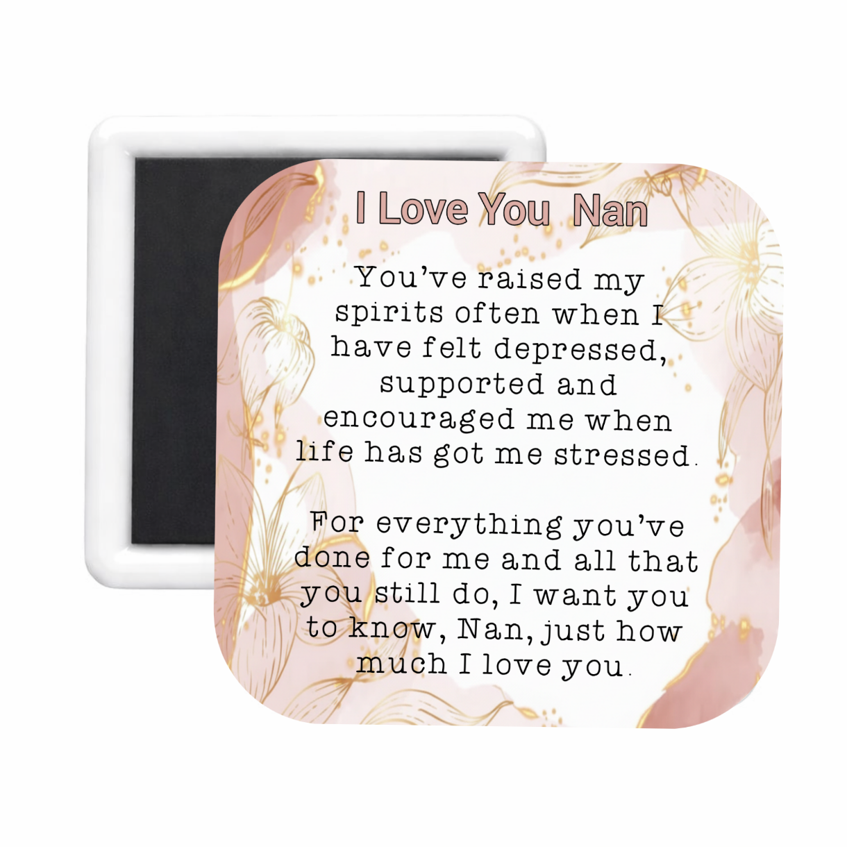 Nan (3) Square Magnet