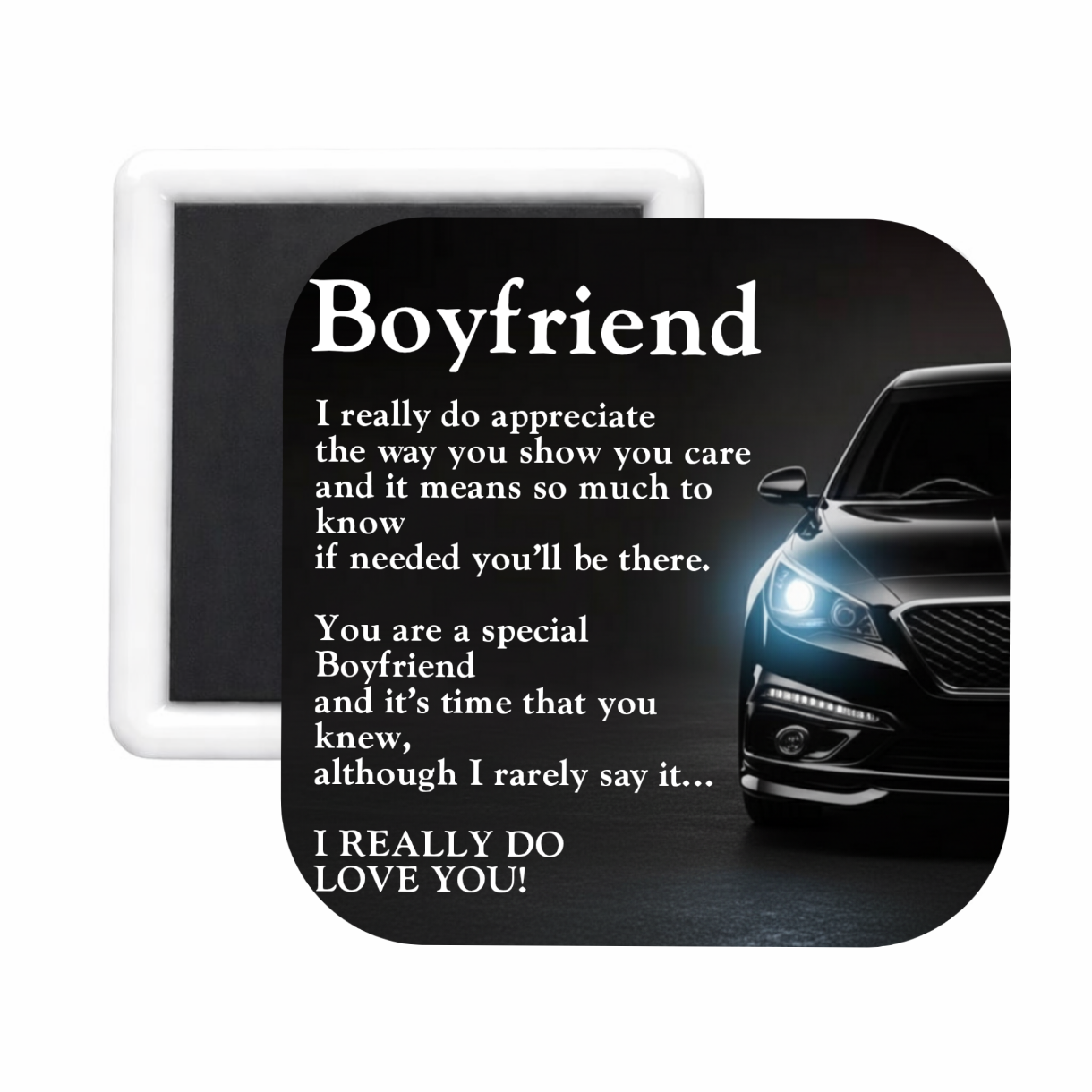 Boyfriend (2) Square Magnet