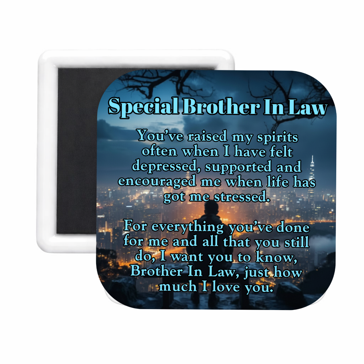 Brother In Law (1) Square Magnet