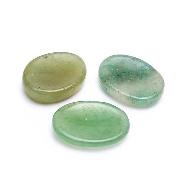 Groene Aventurijn zorgsteen/duimsteen/worrystone