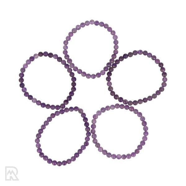 Armband amethist 4,6,8 mm