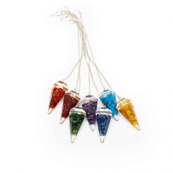 Chakra pendel rode carneool