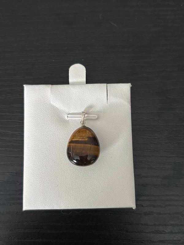 Tijgeroog edelsteenhanger