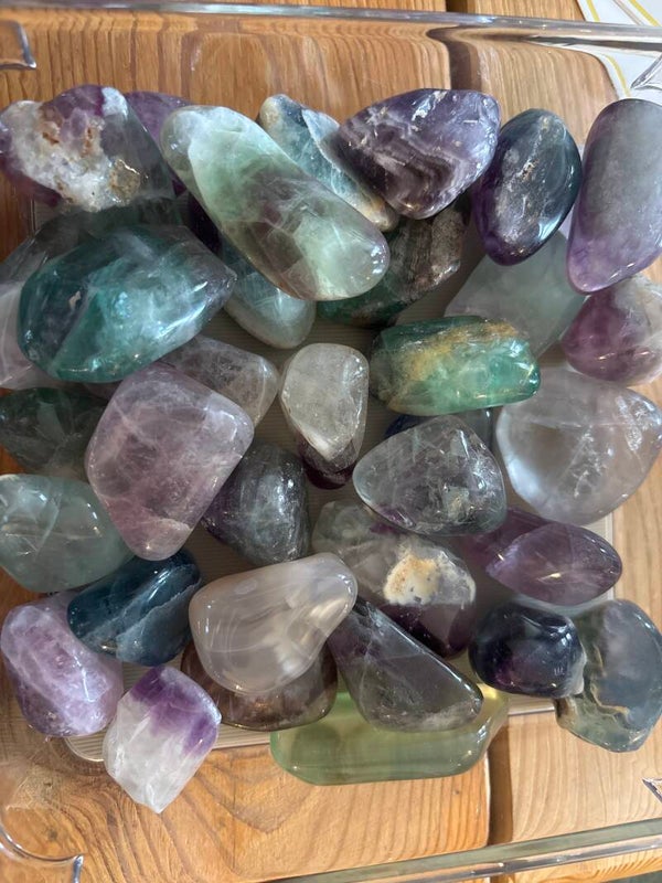 Fluoriet trommelsteen