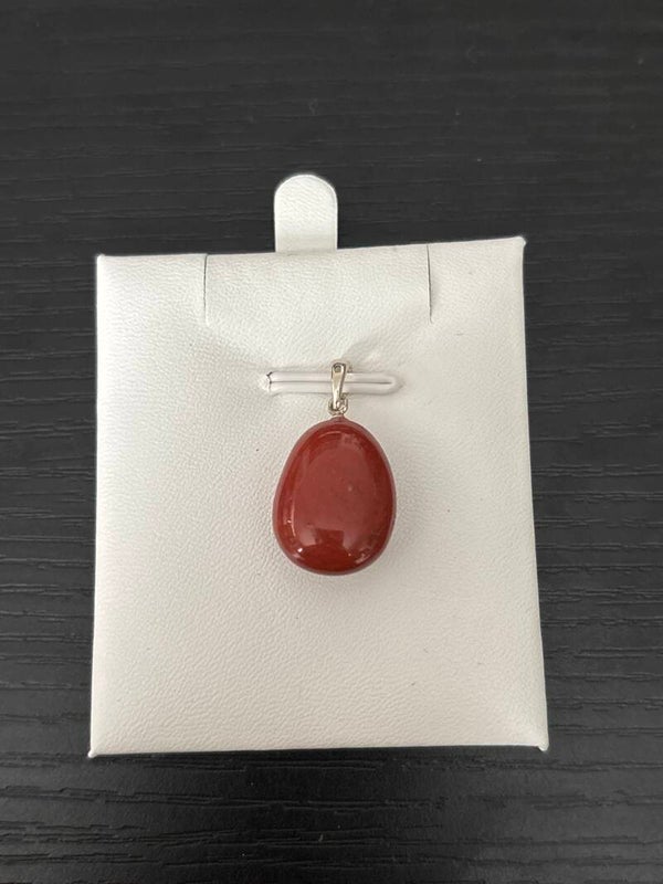 Rode jaspis edelsteenhanger