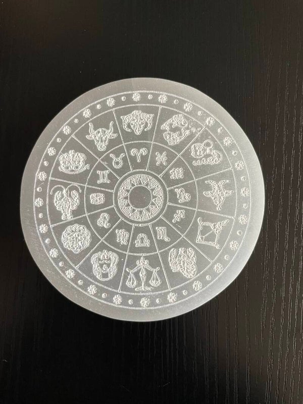 Seleniet oplaadschijf sterrenbeelden