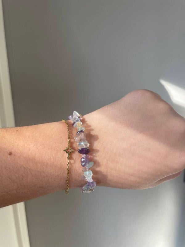 Fluoriet split armband