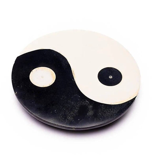 Yin Yang zeepsteen wierookbrander