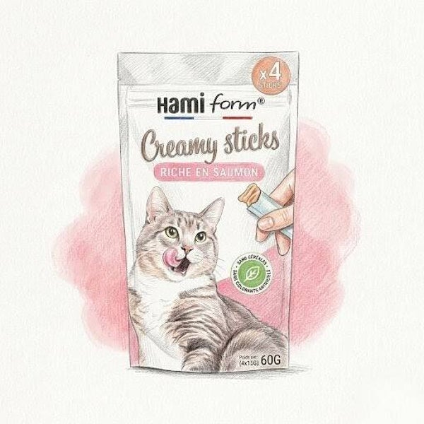 Creamy sticks au Saumon – 4x15g