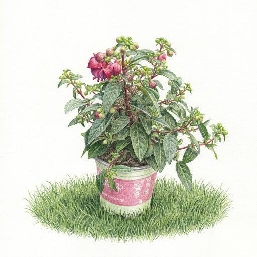 Fuchsia "Bella" – Un Ballet de Clochettes au Jardin
