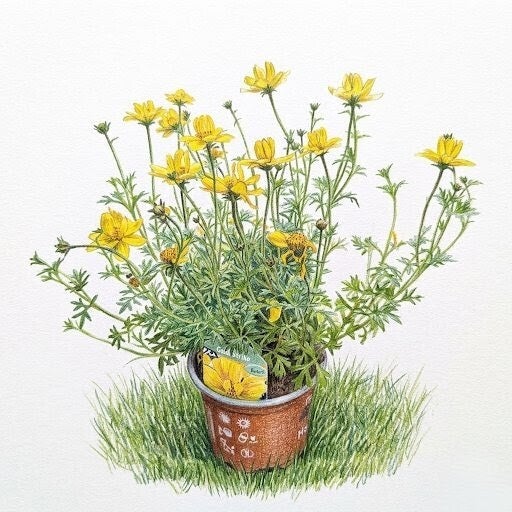 Bidens "Gold Strike" – Une Pluie d'Étoiles Dorées