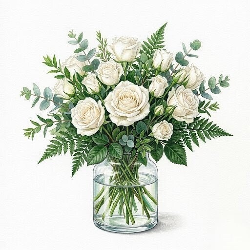 Bouquet "Pur Éclat" : L'Élégance Intemporelle