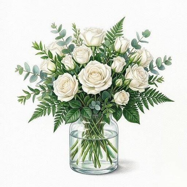 Bouquet "Pur Éclat" : L'Élégance Intemporelle
