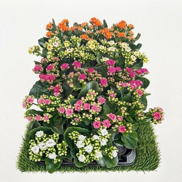 Kalanchoe Blosfeldiana en Pot – Plante Fleurie pour Intérieur et Balcon
