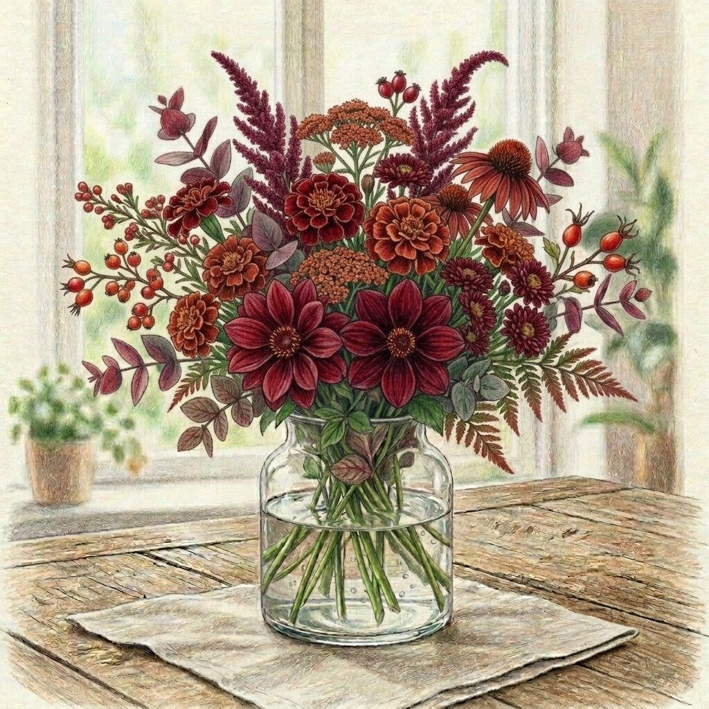 Le Bouquet Rouge Velours